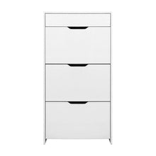 Load image into Gallery viewer, Shoe Rack Cabinet 24 Pairs White Luna Furniture Kings Warehouse 