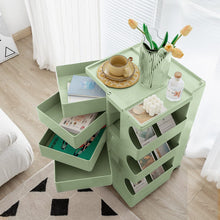 Load image into Gallery viewer, Storage Trolley Bedside Table 5 Tier Cart Boby Replica Green Furniture Kings Warehouse 