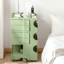 Load image into Gallery viewer, Storage Trolley Bedside Table 5 Tier Cart Boby Replica Green Furniture Kings Warehouse 