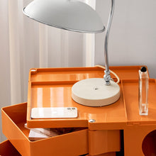 Load image into Gallery viewer, Storage Trolley Bedside Table 5 Tier Cart Boby Replica Orange Furniture Kings Warehouse 