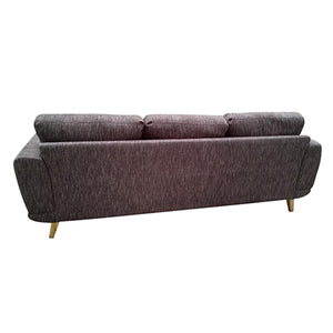 Modern Stylish Brown Alaska Sofa 3 Seater