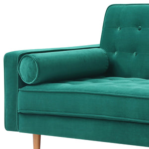 Sofa Marcella Green Velvet Fabric