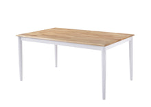 Load image into Gallery viewer, Dining Table Solid Rubberwood Danish Natural Oak 