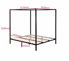 Load image into Gallery viewer, 4 Four Poster King Bed Frame