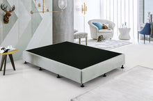 Load image into Gallery viewer, Palermo King Single Ensemble Bed Base Platinum Light Grey Linen Fabric