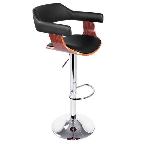 Artiss Wooden Bar Stool - Black