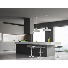 Load image into Gallery viewer, Artiss 2x Fabric Bar Stools Swivel Bar Stool Dining Chairs Gas Lift Kitchen Grey