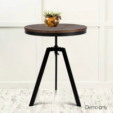 Load image into Gallery viewer, Artiss Elm Wood Round Dining Table - Dark Brown