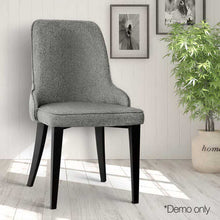 Load image into Gallery viewer, Artiss Set of 2 Fabric Dining Chairs - Grey