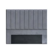 Load image into Gallery viewer, Artiss Double Size Bed Head Headboard Bedhead Bed Frame Base VELA Grey Fabric