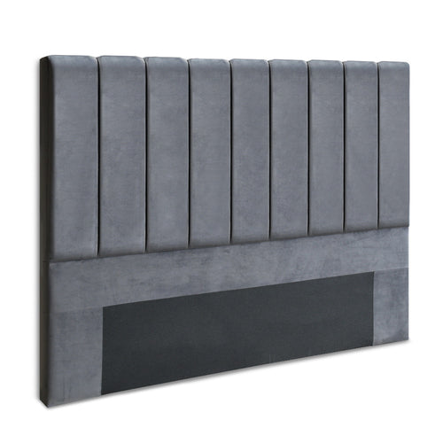 Artiss King Size Fabric Bed Headboard - Charcoal