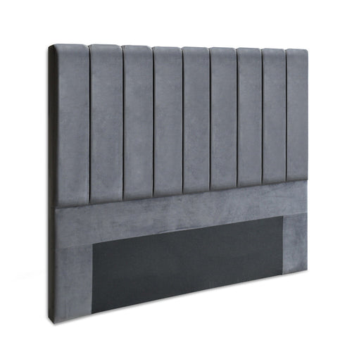 Artiss Queen Size Fabric Bed Headboard - Charcoal