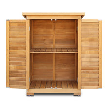 Load image into Gallery viewer, Gardeon Portable Wooden Garden Storage Cabinet