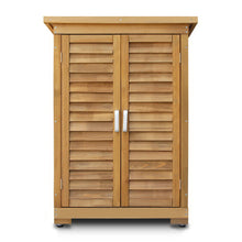 Load image into Gallery viewer, Gardeon Portable Wooden Garden Storage Cabinet