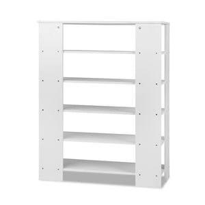 Artiss 6-Tier Shoe Rack Cabinet - White