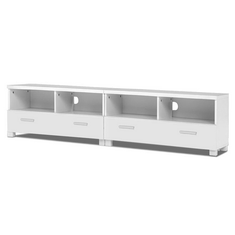 Artiss TV Stand Entertainment Unit with Drawers - White
