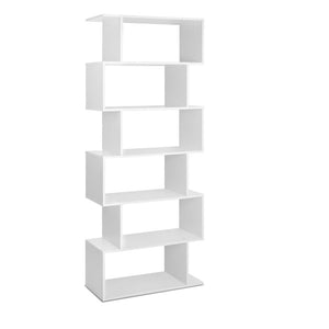 Artiss 6 Tier Display Shelf - White