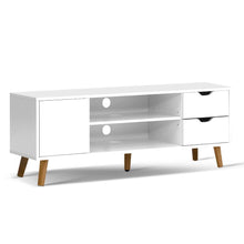 Load image into Gallery viewer, Artiss TV Cabinet Entertainment Unit Stand Wooden Scandinavian 120cm White
