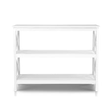 Load image into Gallery viewer, Artiss Wooden Storage Console Table - White