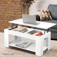 Load image into Gallery viewer, Artiss Lift Up Top Mechanical Coffee Table - White