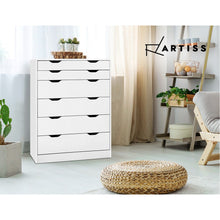 Load image into Gallery viewer, Artiss 6 Chest of Drawers Tallboy Cabinet Storage Dresser Table Bedroom Storage