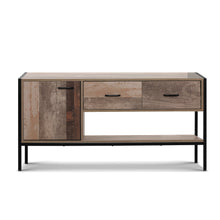 Load image into Gallery viewer, Artiss TV Stand Entertainment Unit Storage Cabinet Industrial Rustic Wooden 120cm