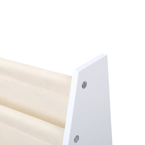 Artiss 4 Tier Wooden Kids Bookshelf - White