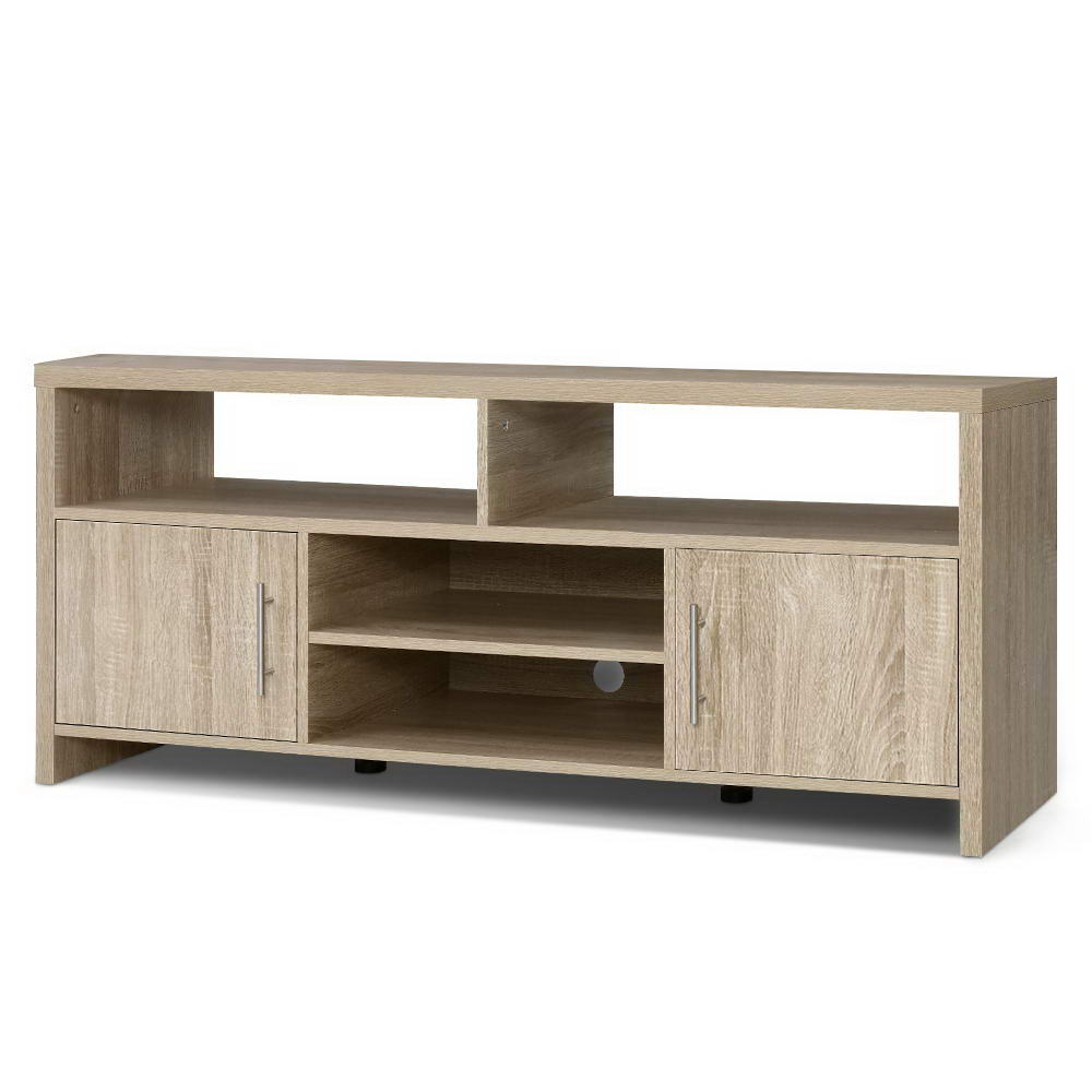 Artiss TV Cabinet Entertainment Unit Stand Storage Shelf Sideboard 140cm Oak