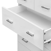 Load image into Gallery viewer, Artiss Tallboy 6 Drawers Storage Cabinet - White