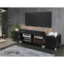 Load image into Gallery viewer, Artiss Entertainment Unit with Cabinets - Black