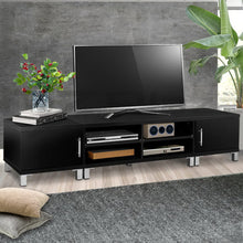 Load image into Gallery viewer, Artiss Entertainment Unit with Cabinets - Black