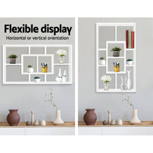 Load image into Gallery viewer, Artiss Floating Wall Shelf DIY Mount Storage Bookshelf Display Rack White