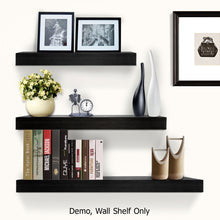 Load image into Gallery viewer, Artiss 3 Piece Floating Wall Shelves - Black