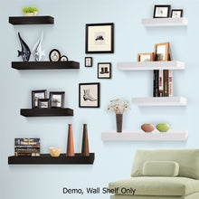 Load image into Gallery viewer, Artiss 3 Piece Floating Wall Shelves - White