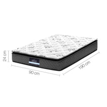 Load image into Gallery viewer, Giselle Bedding Single Size Pillow Top Foam Mattress