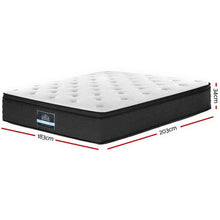 Load image into Gallery viewer, Giselle Bedding King Size Mattress 7 Zone Euro Top Pocket Spring 34cm
