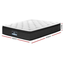 Load image into Gallery viewer, Giselle Bedding Queen Size Mattress Euro 7 Zone Top Pocket Spring 34cm