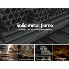 Load image into Gallery viewer, Metal Bed Frame Single Size Mattress Base Platform Foundation Black Dane