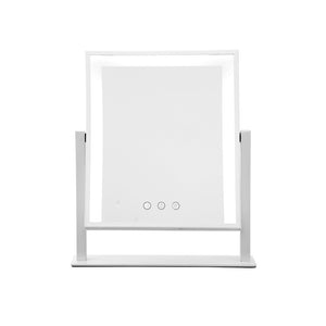 Embellir LED Makeup Mirror Hollywood Standing Mirror Tabletop Vanity White