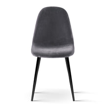 Load image into Gallery viewer, 4 X Artiss Dining Chairs Dark Grey