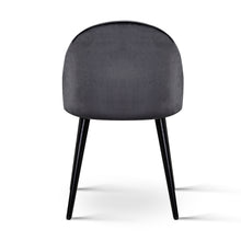 Load image into Gallery viewer, Artiss Velvet Modern Dining Chair - Dark Grey