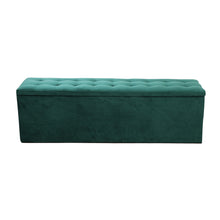 Load image into Gallery viewer, Artiss Storage Ottoman Blanket Box Velvet Foot Stool Rest Chest Couch Green
