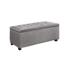 Load image into Gallery viewer, Artiss Large Fabric Storage Ottoman - Light Grey