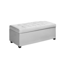 Load image into Gallery viewer, Artiss Large PU Leather Storage Ottoman - White