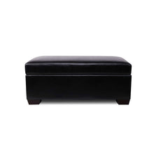 Load image into Gallery viewer, Artiss Faux PU Leather Storage Ottoman - Black