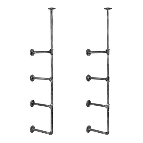 Artiss DIY Metal Ceiling Pipe Shelf