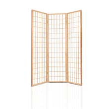 Load image into Gallery viewer, Artiss 3 Panel Wooden Room Divider - Natural