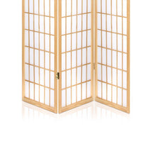 Load image into Gallery viewer, Artiss 3 Panel Wooden Room Divider - Natural