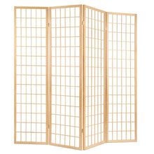 Load image into Gallery viewer, Artiss 6 Panel Room Divider Privacy Screen Foldable Pine Wood Stand Natural