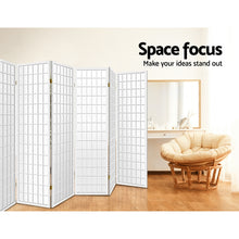 Load image into Gallery viewer, Artiss 8 Panel Room Divider Privacy Screen Dividers Stand Oriental Vintage White